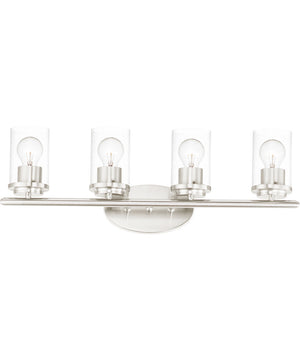 Corona 4-Light Bath Vanity Satin Nickel