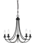 Mirren 5-light Chandelier Imperial Bronze