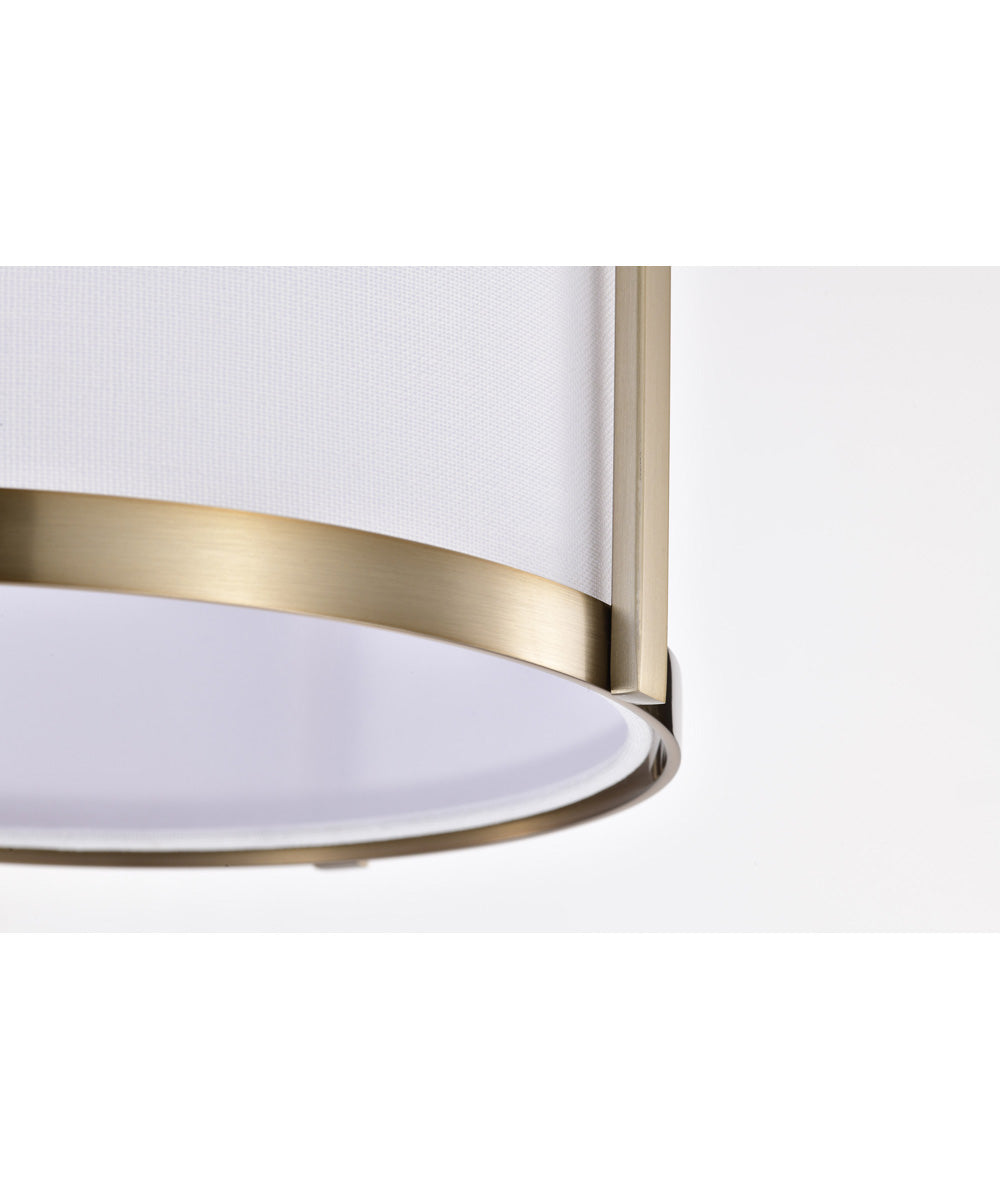 Easton 1-Light Pendant Burnished Brass