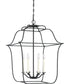 Gallery 6-light Pendant Royal Ebony