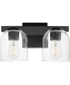 Scoop 2-Light Bath Vanity Black