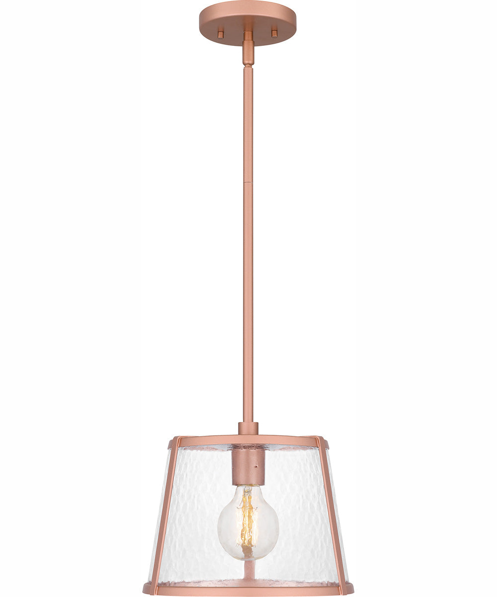 Quoizel Piccolo Pendant 1-light Mini Pendant Matte Rose Gold