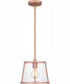 Quoizel Piccolo Pendant 1-light Mini Pendant Matte Rose Gold