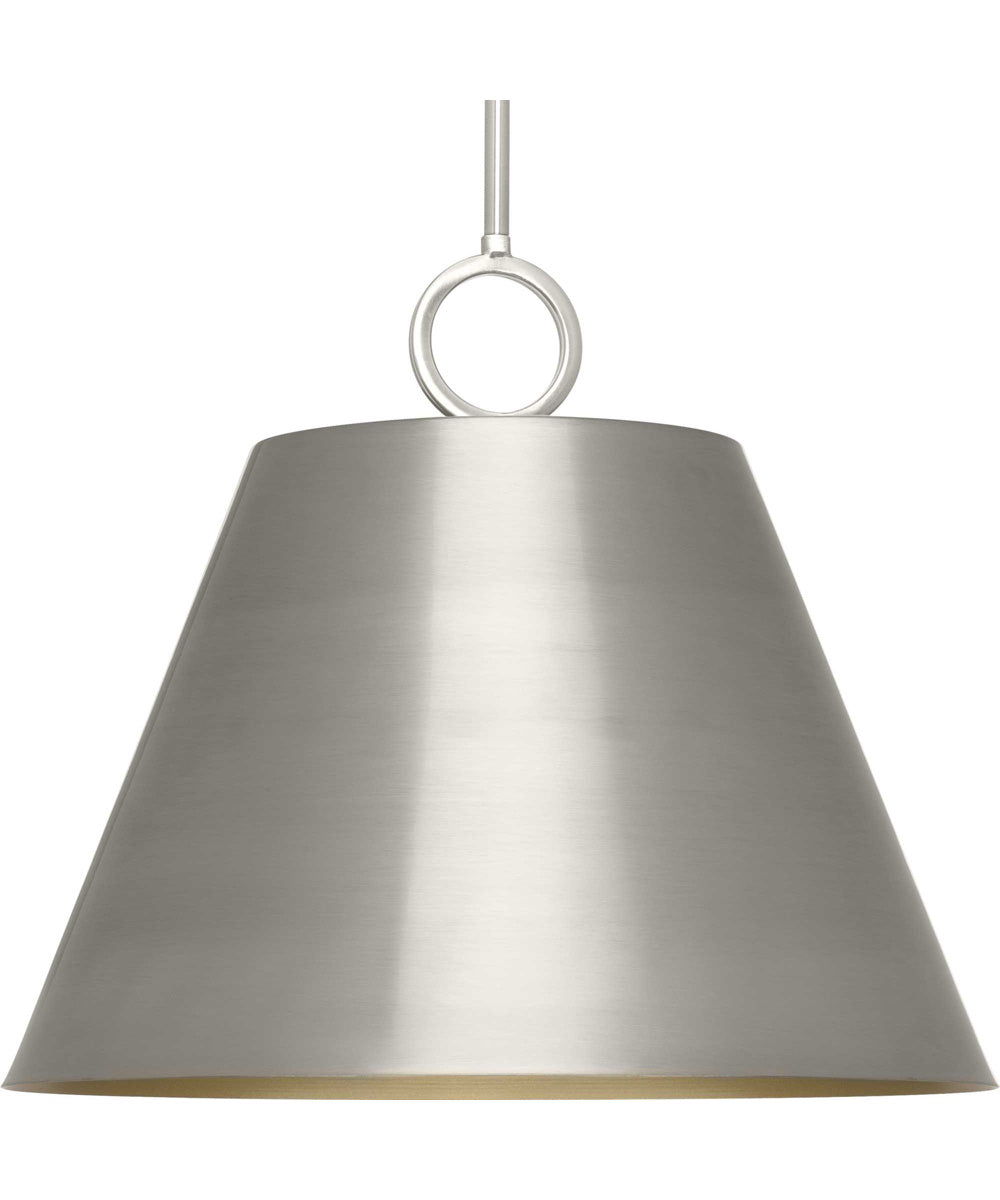 Parkhurst 3-Light New Traditional Metal Pendant Light Brushed Nickel
