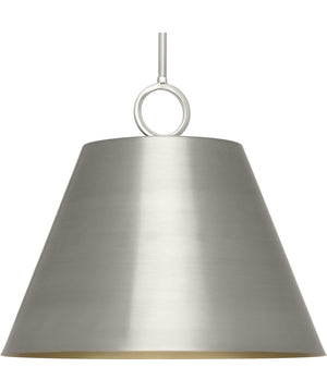 Parkhurst 3-Light New Traditional Metal Pendant Light Brushed Nickel