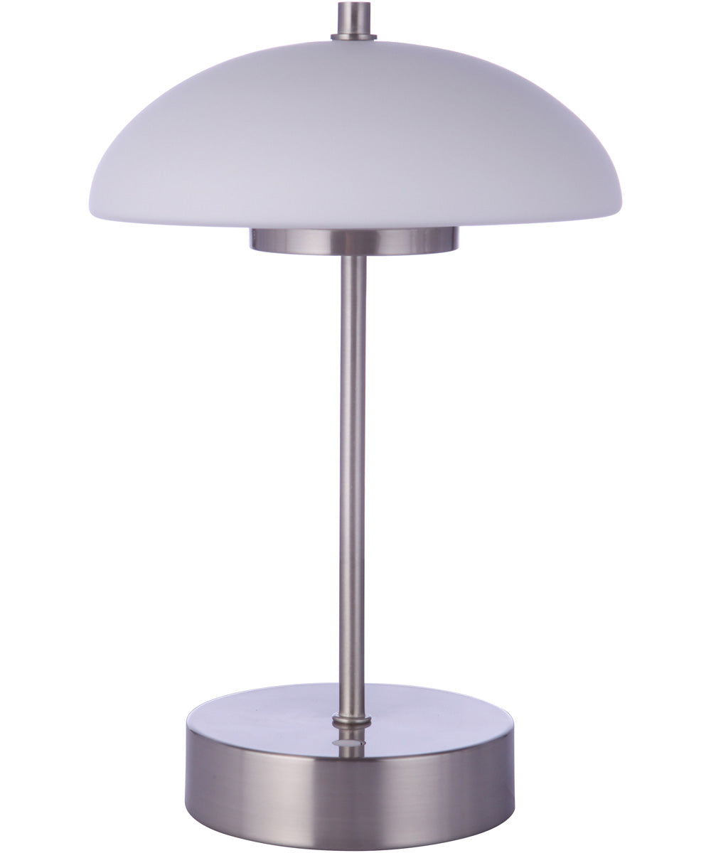 1-Light Touch Table Lamp Brushed Polished Nickel