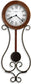 OPEN BOX Yvonne Wall Clock Americana Cherry