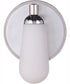 Riggs 1-Light Wall Sconce Brushed Polished Nickel / Polished Nickel