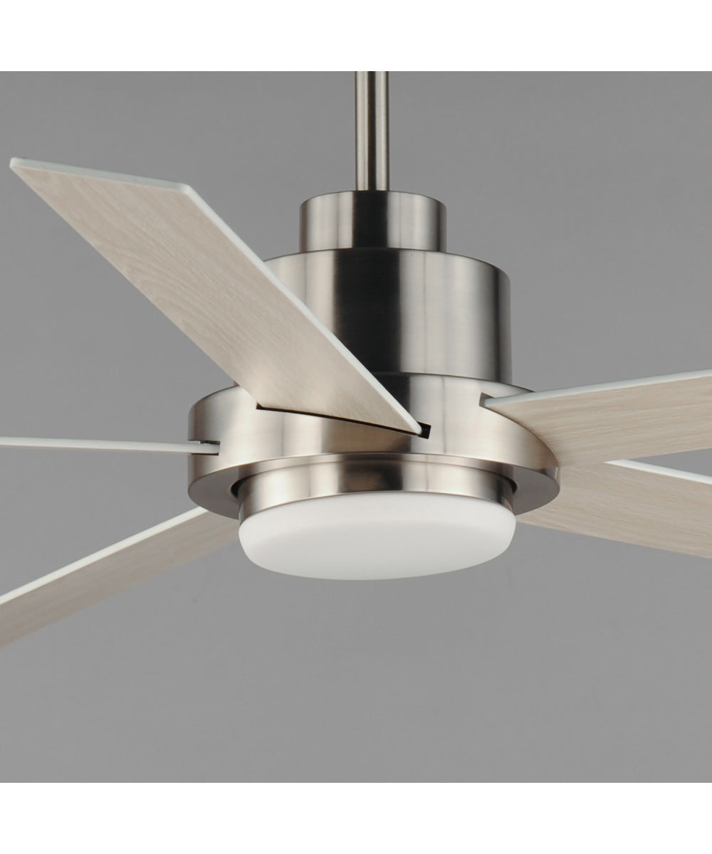 Daisy 60 inch 5-Blade Fan w LED Light Kit Satin Nickel
