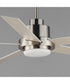 Daisy 60 inch 5-Blade Fan w LED Light Kit Satin Nickel