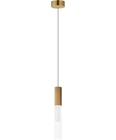 Reeds 1-Light LED Pendant Gold
