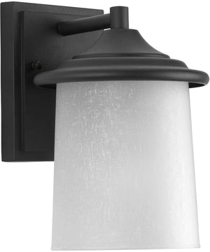 Essential 1-Light Small Wall Lantern Textured Black
