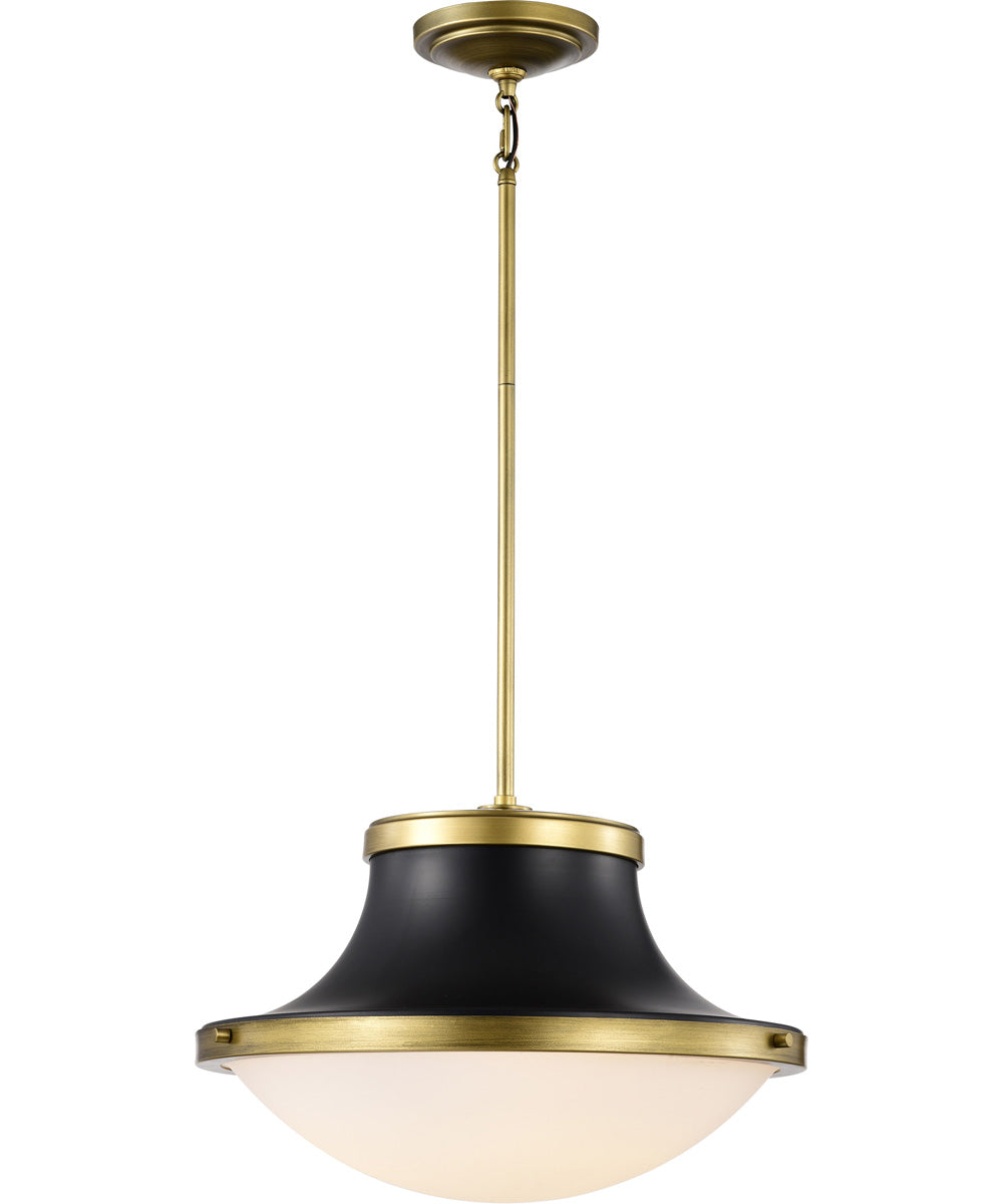 Lafayette 3-Light Pendant Matte Black
