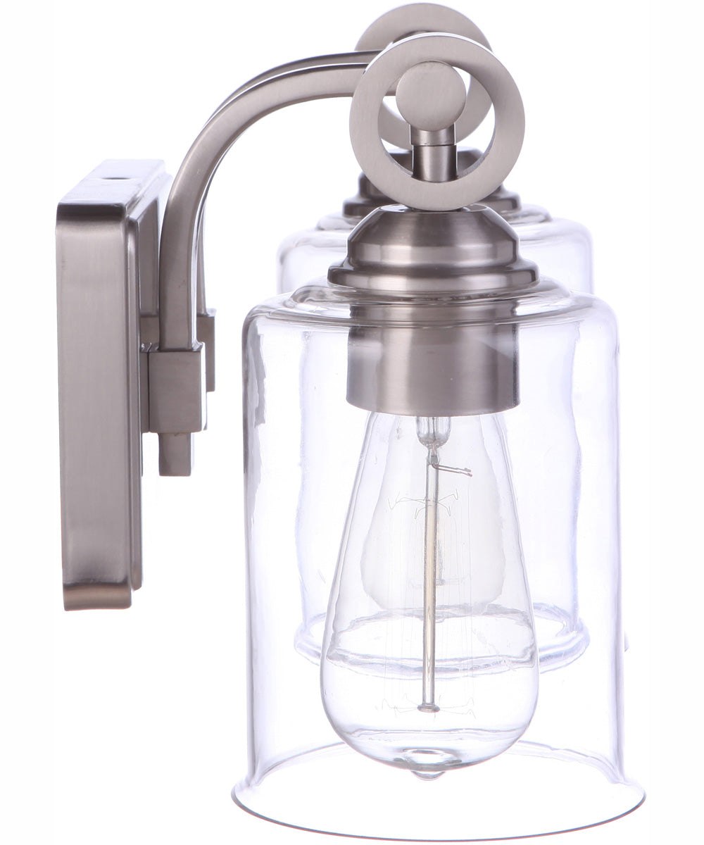 Romero 2-Light Vanity Brushed Polished Nickel