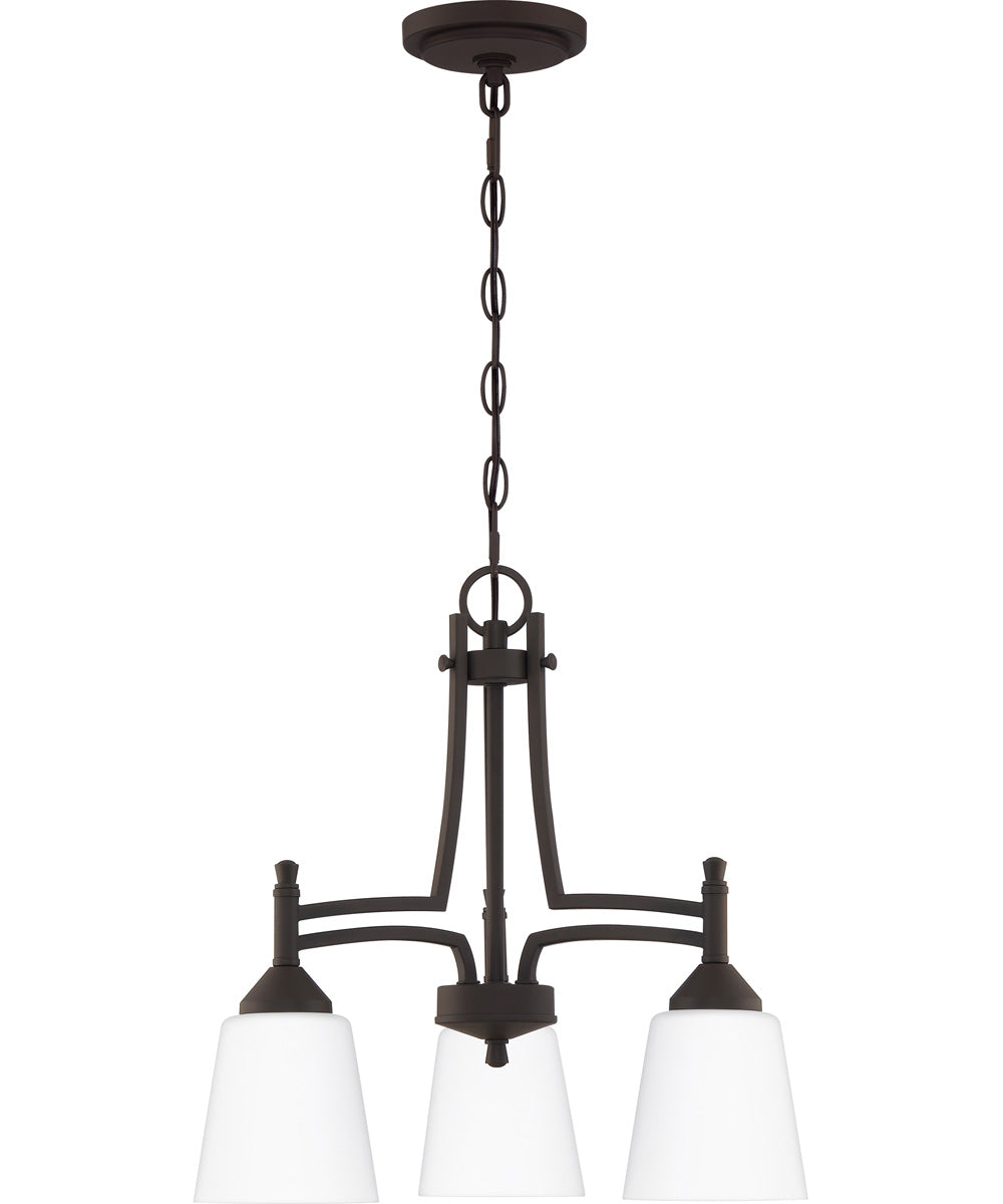 Billingsley 3-light Chandelier Old Bronze
