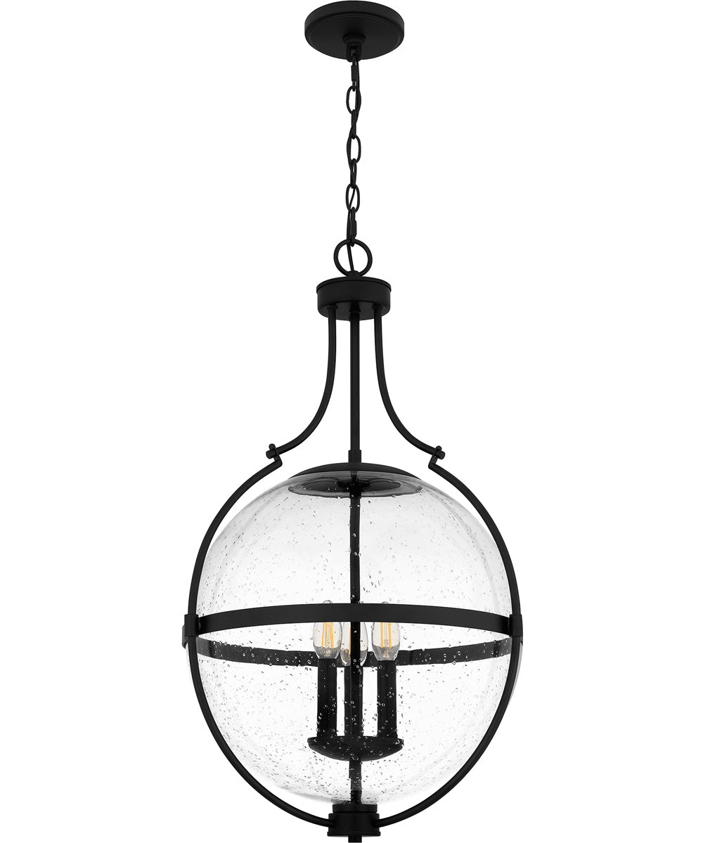 Quoizel Pendant Large 3-light Pendant Matte Black