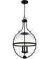 Quoizel Pendant Large 3-light Pendant Matte Black