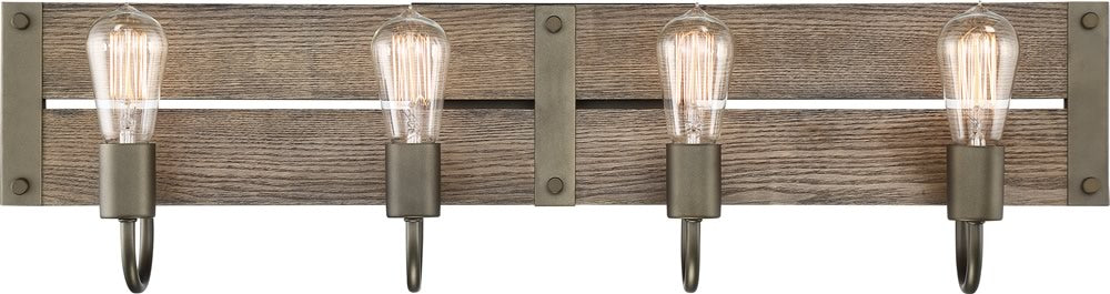 32"W Winchester 4-Light Vanity & Wall Bronze