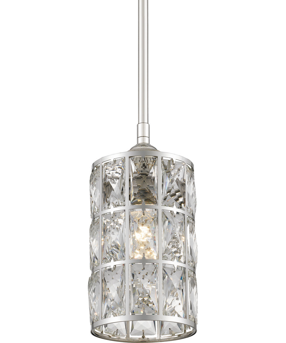 Oliver Small 1-light Mini Pendant Polished Nickel