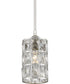Oliver Small 1-light Mini Pendant Polished Nickel