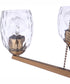Guiding Star 4-Light Chandelier Satin Brass