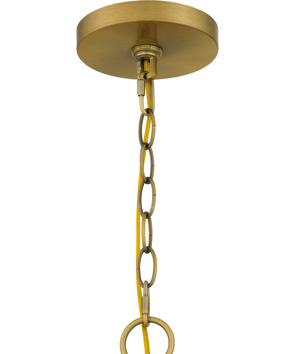 Gretchen 5-light Chandelier Aged Brass