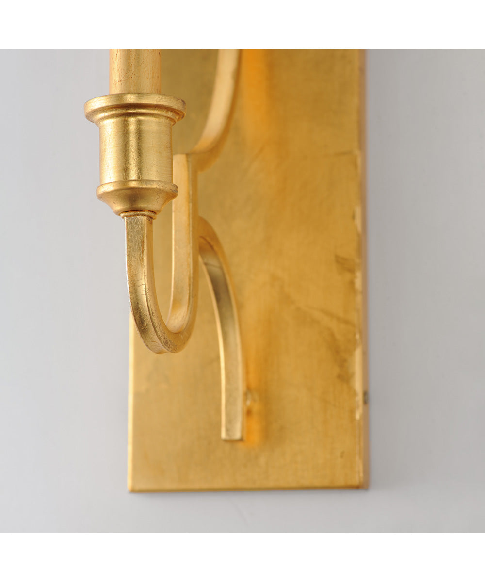 Normandy 1-Light Sconce Gold Leaf