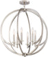 Orion 6-light Semi Flush Mount Brushed Nickel