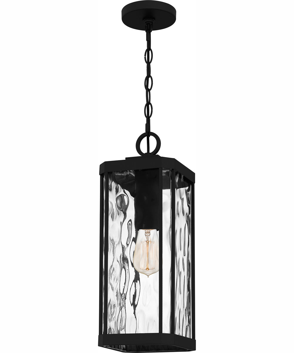 Balchier Large 1-light Outdoor Pendant Light Matte Black