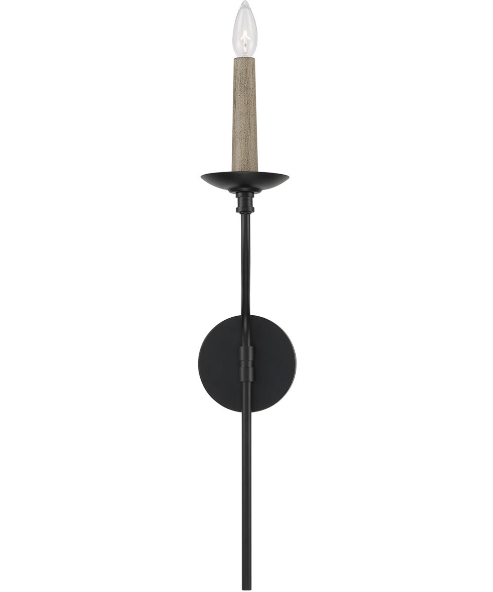 Wilder 1-Light Sconce Matte Black