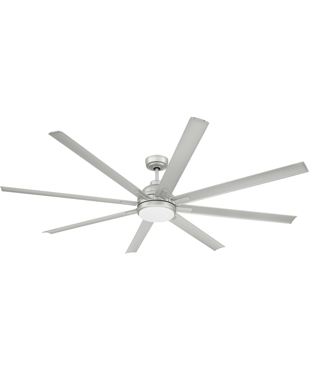 Rush 72" 1-Light Ceiling Fan (Blades Included) Painted Nickel