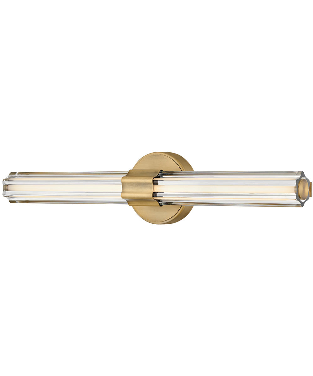 Georgette LED-Light Medium LED Vanity in Lacquered Brass