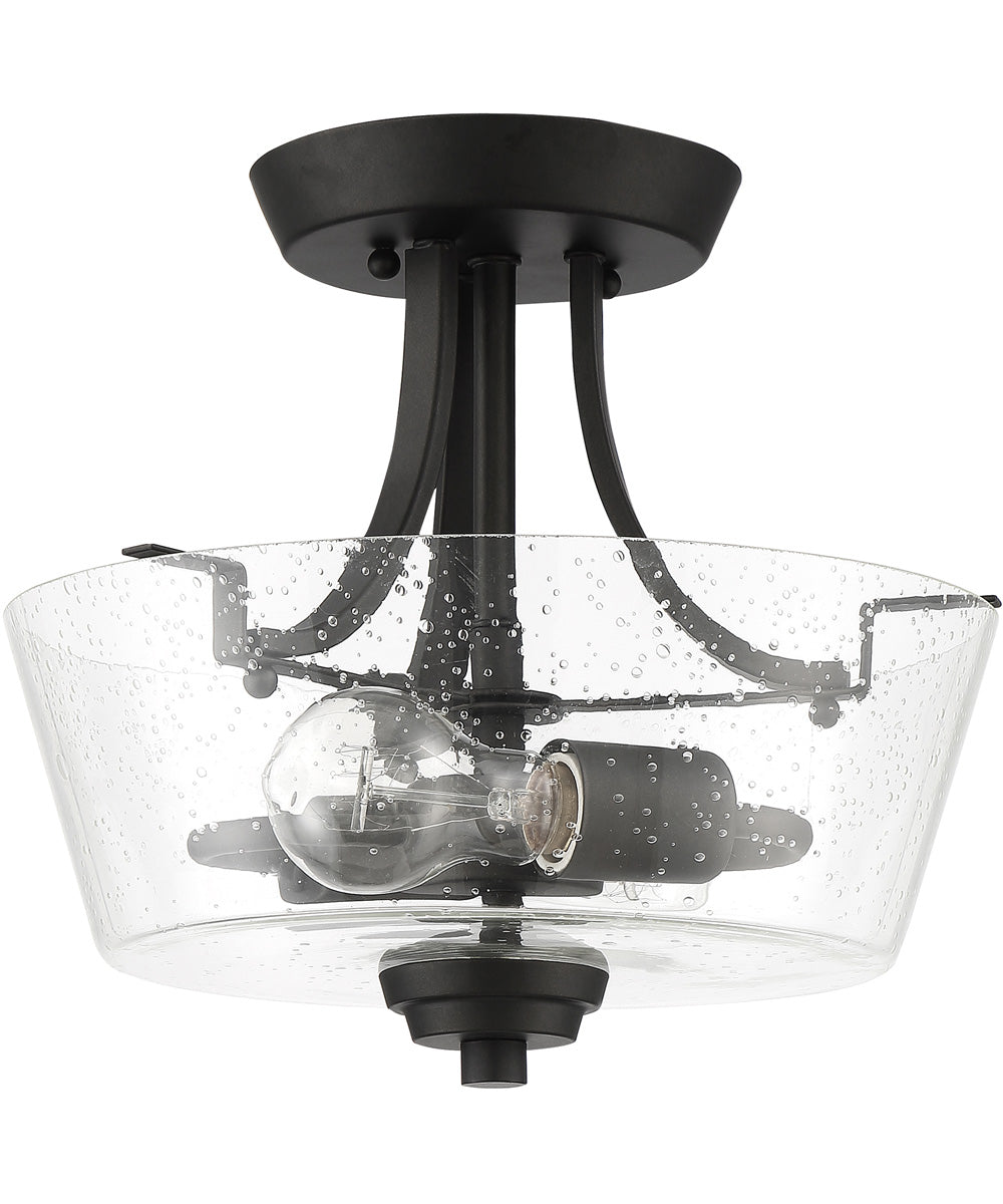 Grace 2-Light Convertible Semi Flush Espresso