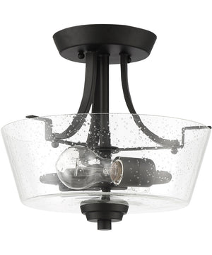 Grace 2-Light Convertible Semi Flush Espresso