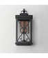 Yorktown VX 2-Light Outdoor Wall Sconce Black/Aged Copper