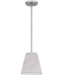 Hazel Small 1-light Mini Pendant Brushed Nickel