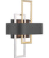 Adagio 2-Light Wall Sconce Matte Black