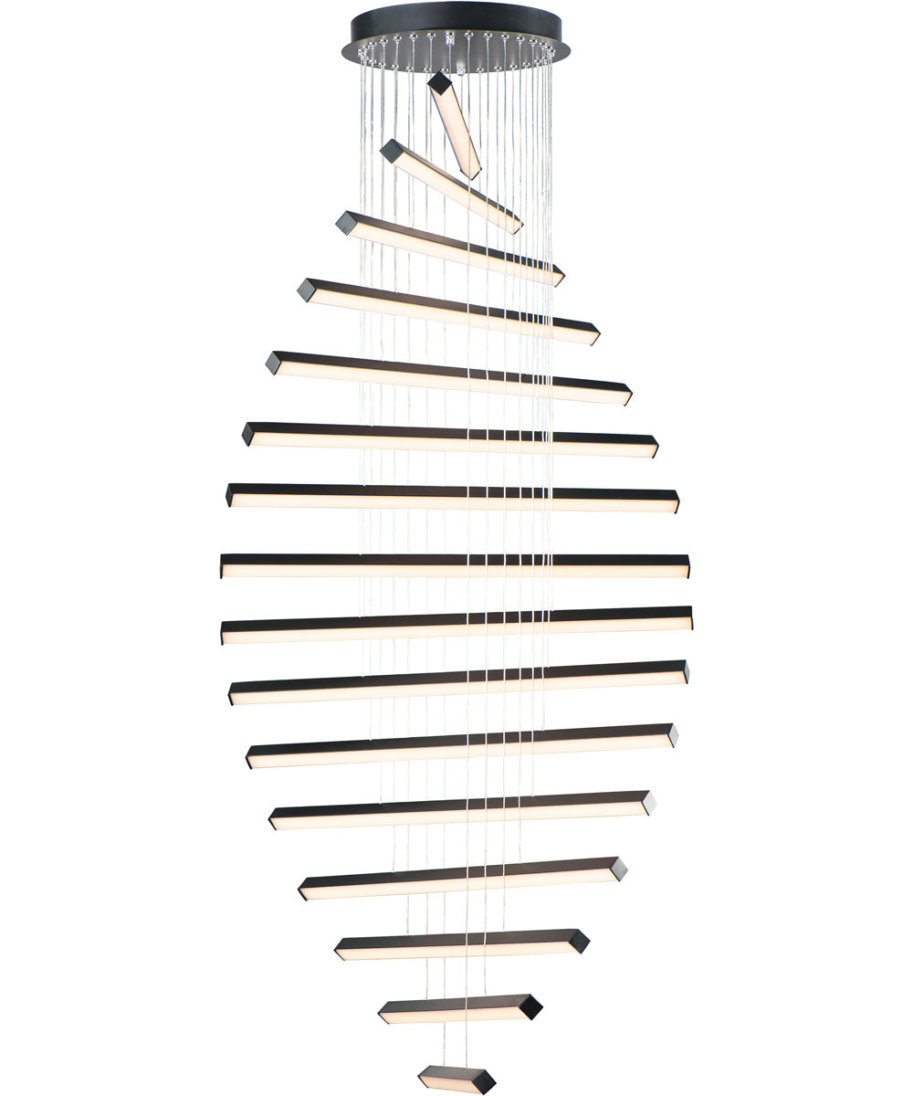 Hover 16-Light LED Pendant Black