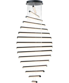 Hover 16-Light LED Pendant Black