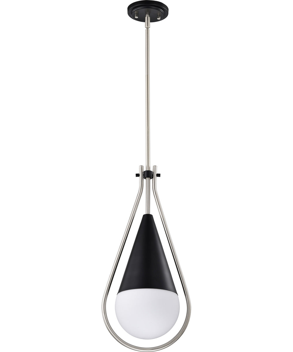 Admiral 1-Light Pendant Matte Black