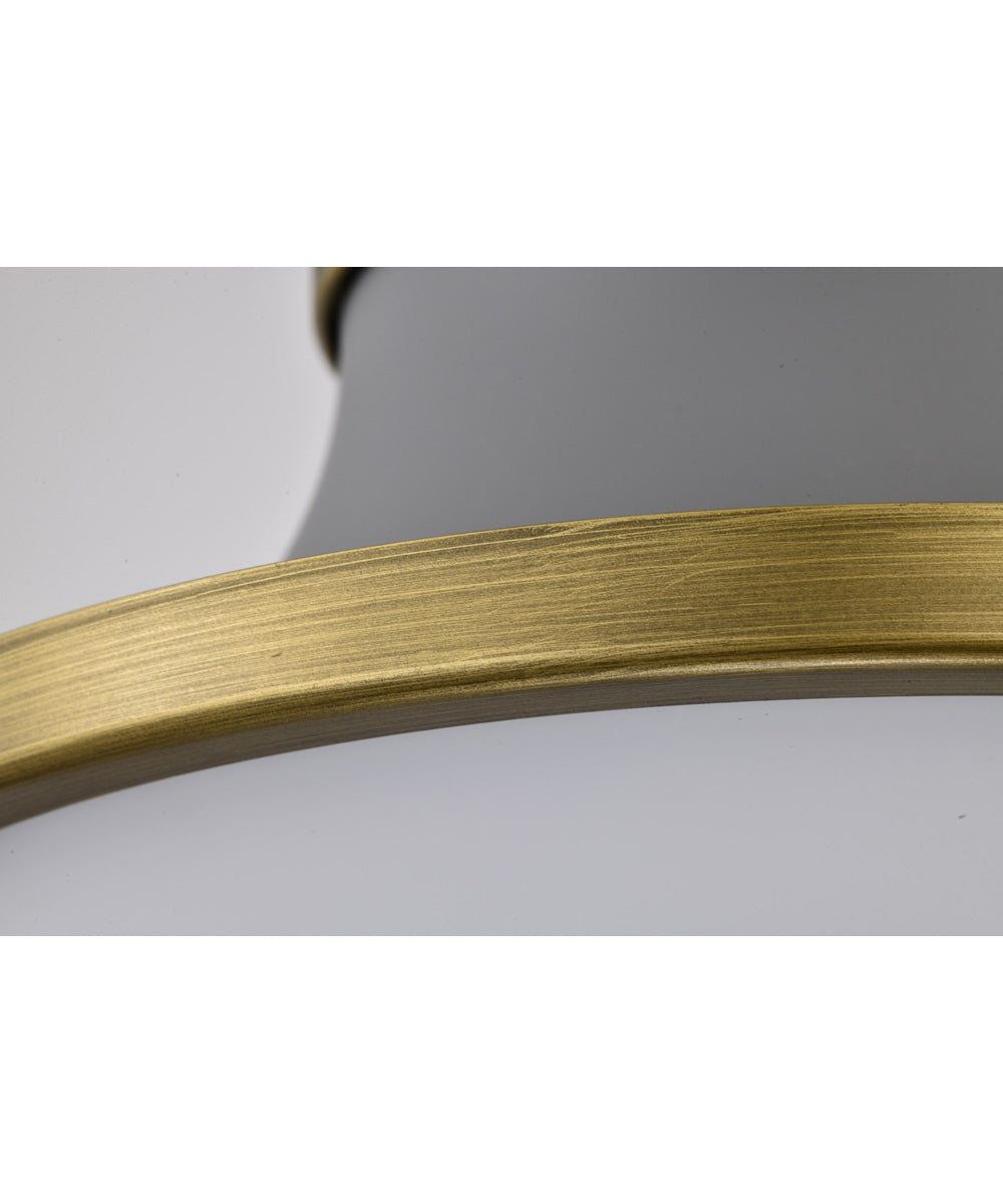 Lafayette 1-Light Close-to-Ceiling Matte Gray