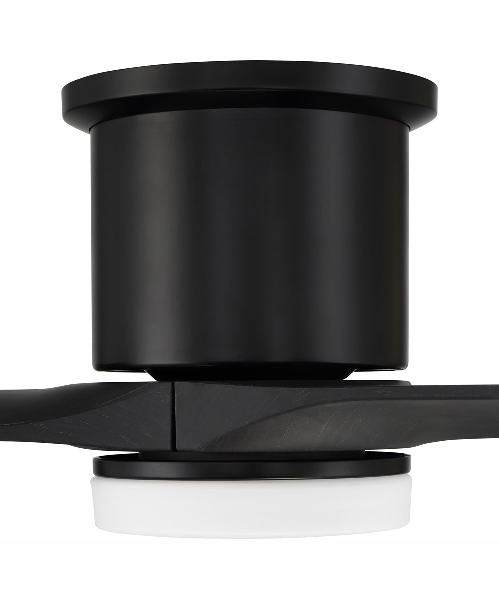 60" Burke 1-Light Ceiling Fan Flat Black