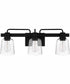 Lydia Large 3-light Bath Light Matte Black
