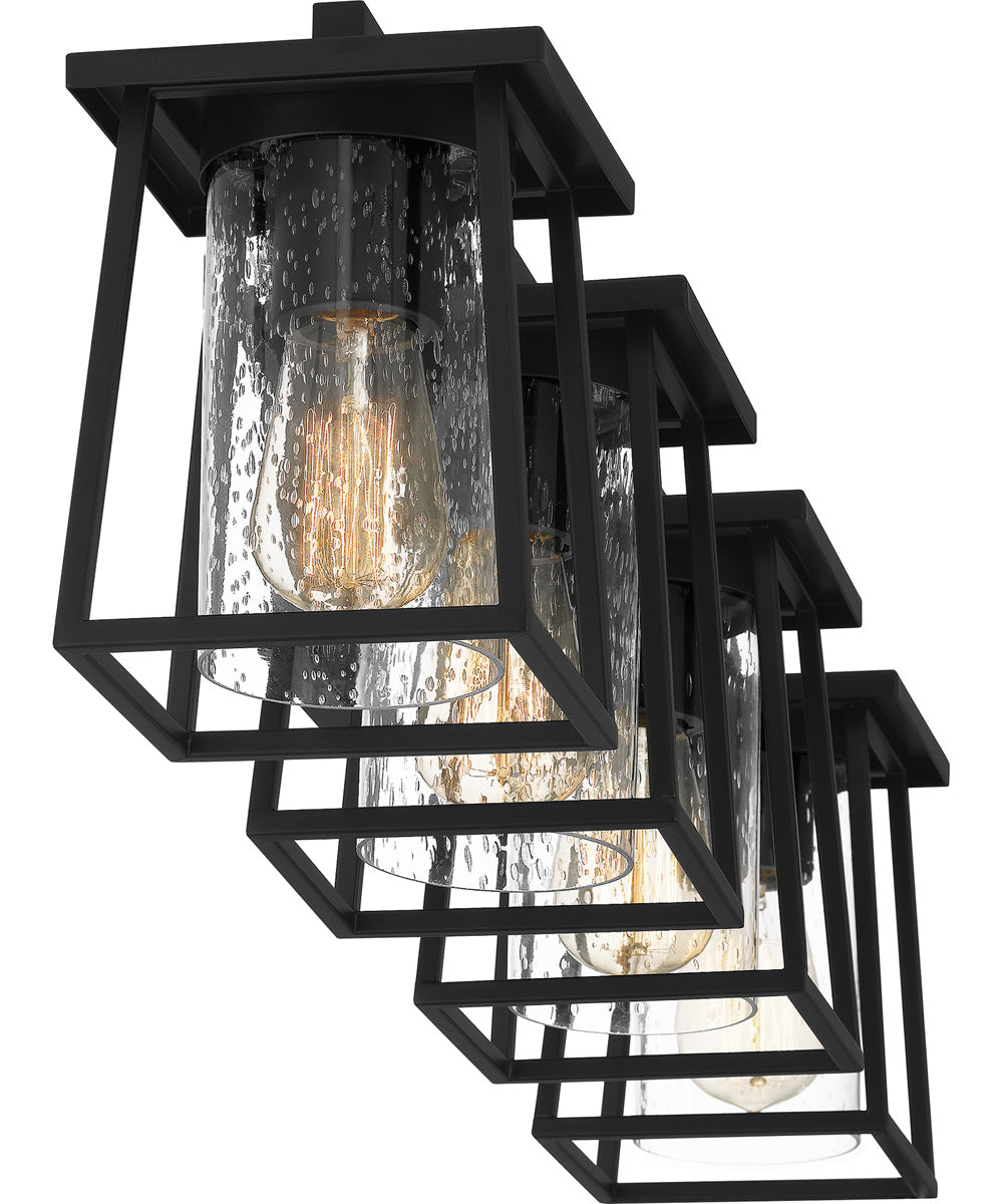 Lodge Extra Large 4-light Bath Light Matte Black