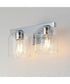Scoop 2-Light Bath Vanity Polished Chrome