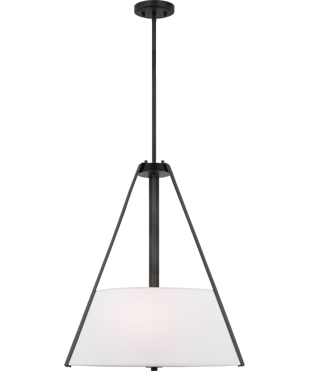 Brewster 3-Light Pendant Black