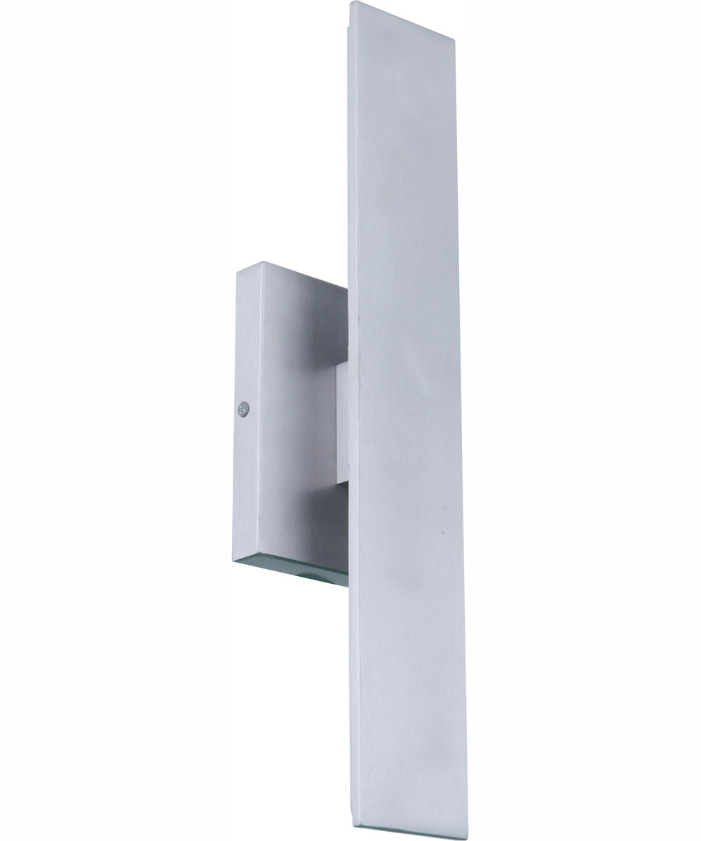 Rens 1-Light Outdoor Wall Lantern Brushed Aluminum