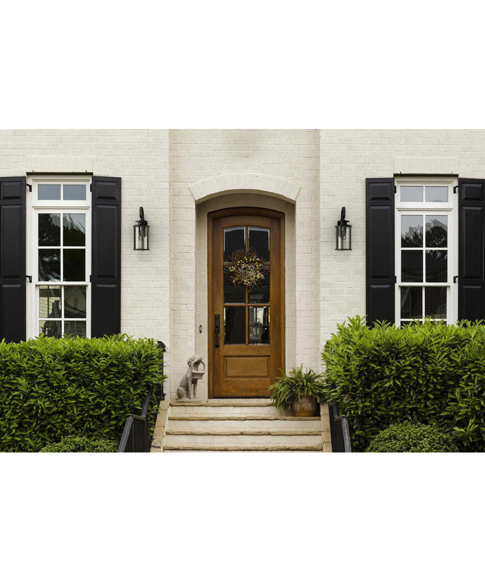 Squire 1-Light Small Wall Lantern Matte Black