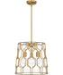 Rellie 3-light Pendant Aged Brass