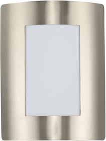 11"H View LED 1-Light Outdoor Wall Sconce Stainless Steel